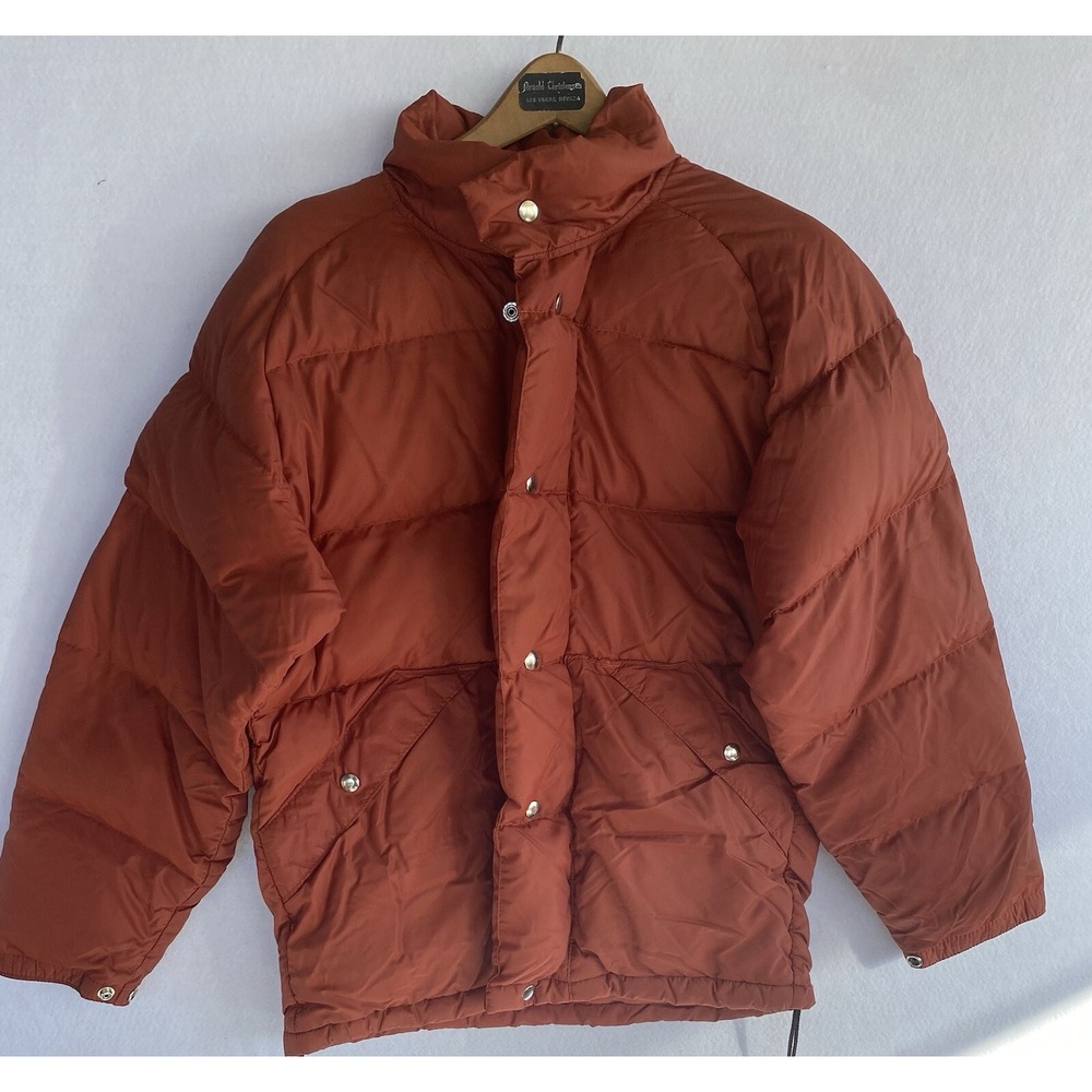 Mother Goose Red Puffer Jacket Womens Small Down Filled